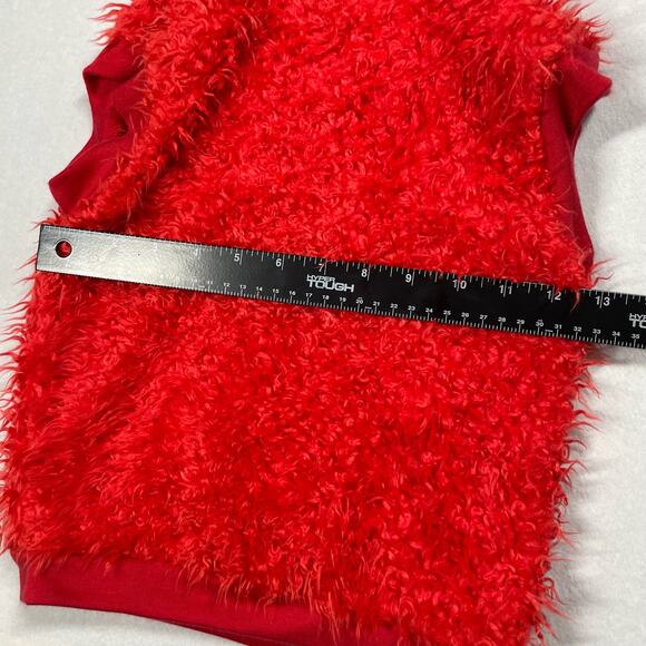 Sesame Street Elmo Costume Toddler Baby One Piece Hooded Sleeveless Pullover 2T - Picture 6 of 6